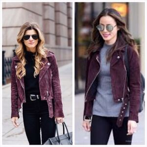 Blank NYC Morning Suede Moto Jacket